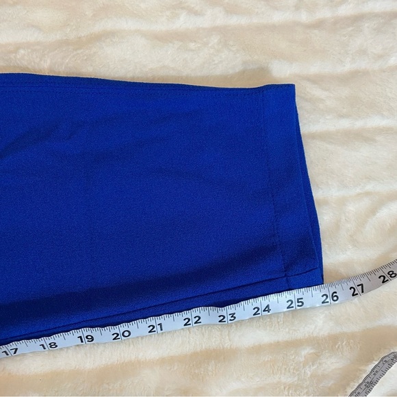 Abercrombie & Fitch Womens Pull On Pants Pockets Blue Boho Trouser High Rise M - Picture 6 of 10